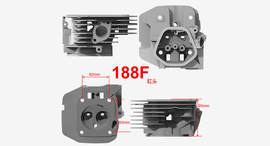 188F cylinder head 188F cylinder head